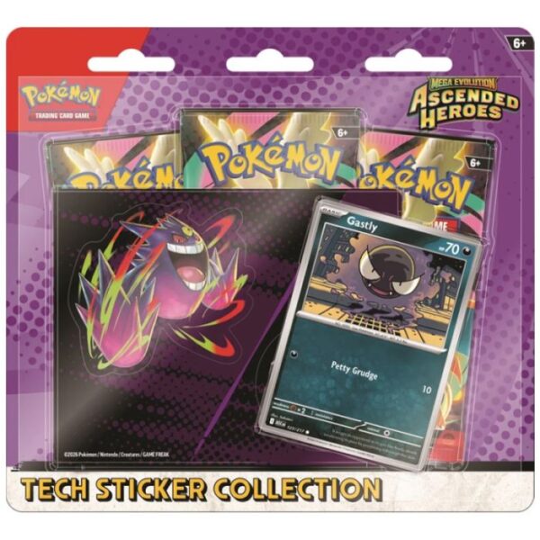 Pokemon Ascended Heroes - Gengar Tech Sticker Collection