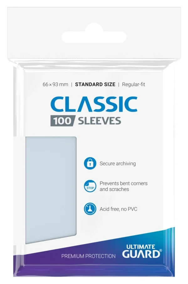 Ultimate Guard - Classic Sleeves Standard Size (100) Ultimate Guard - Classic Sleeves Standard Size (100)