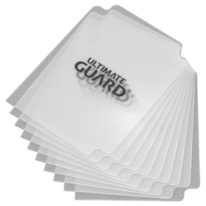 UGD010089_e_1190x1200 Ultimate Guard - Card Dividers Standard Size (10) - Transparent