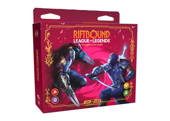 Riftbound TCG - Vendetta - Zed vs Shen Showdown Deck Riftbound TCG - Vendetta - Zed vs Shen Showdown Deck