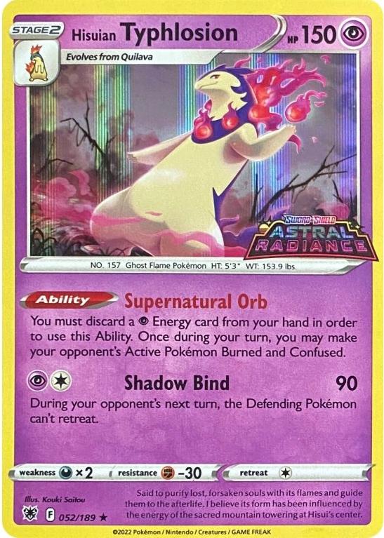 Hisuian Typhlosion (Stamped) - PRO-052