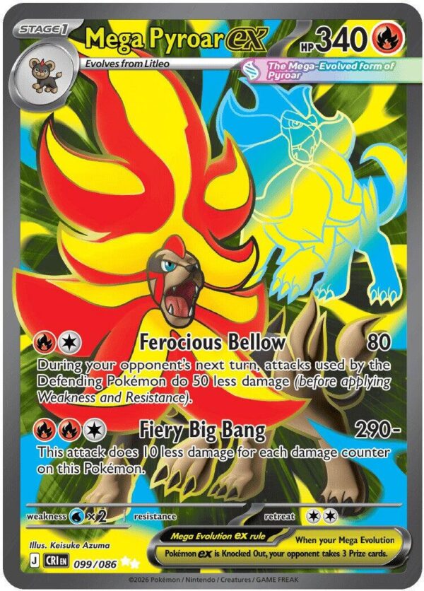 Mega Pyroar ex - CRI-099