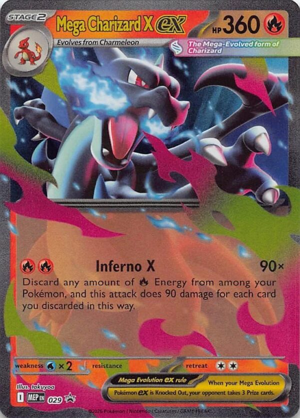 Mega Charizard X ex - MEP-029