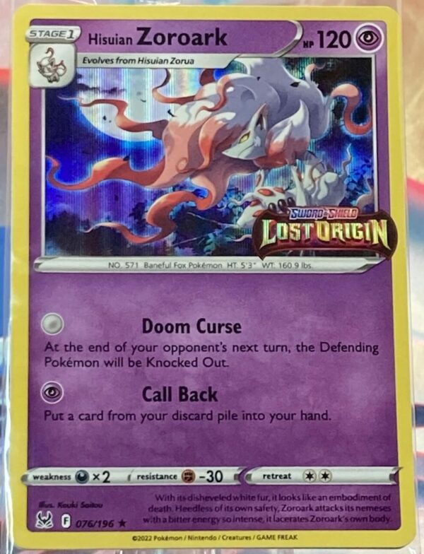 Hisuian Zoroark - LOR-76