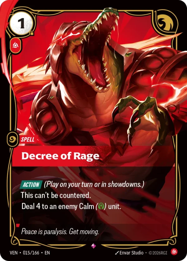 Decree of Rage - VEN-015