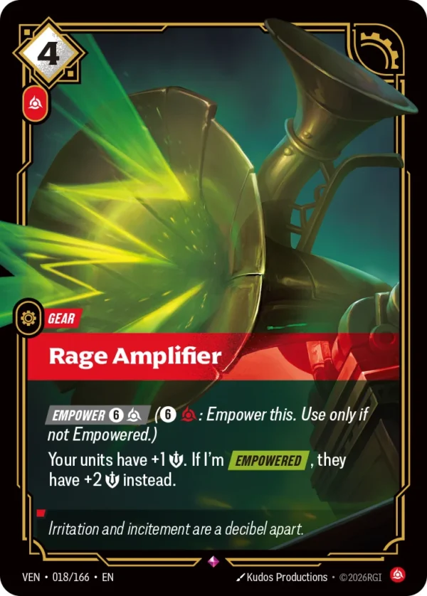 Rage Amplifier - VEN-018