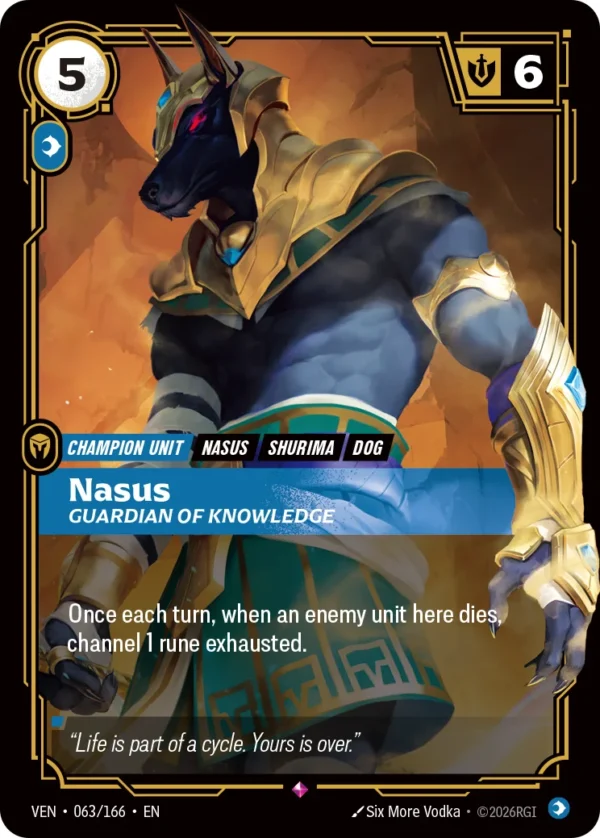 Nasus, Guardian of Knowledge - VEN-063