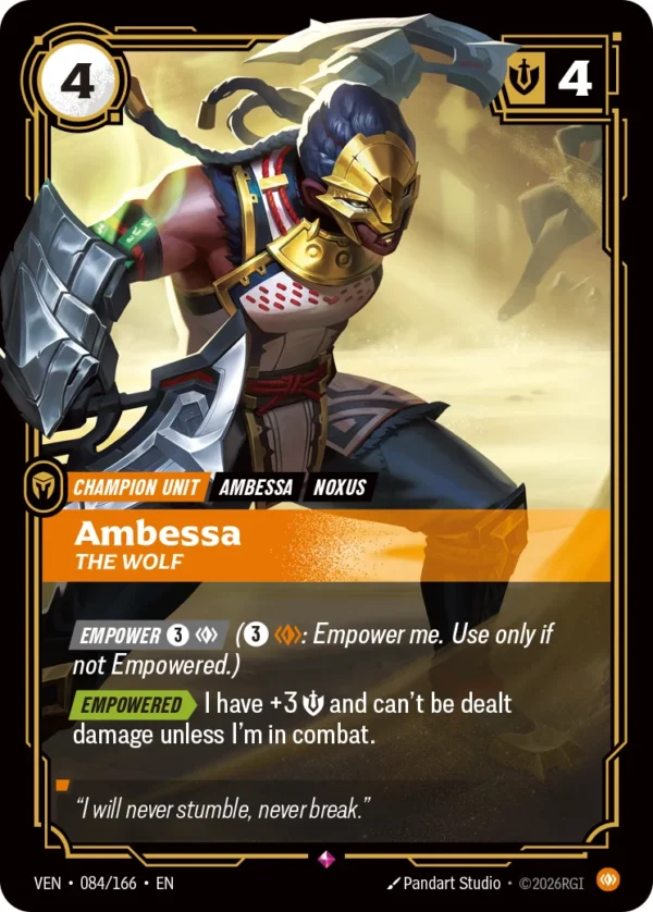 Ambessa, The Wolf - VEN-084