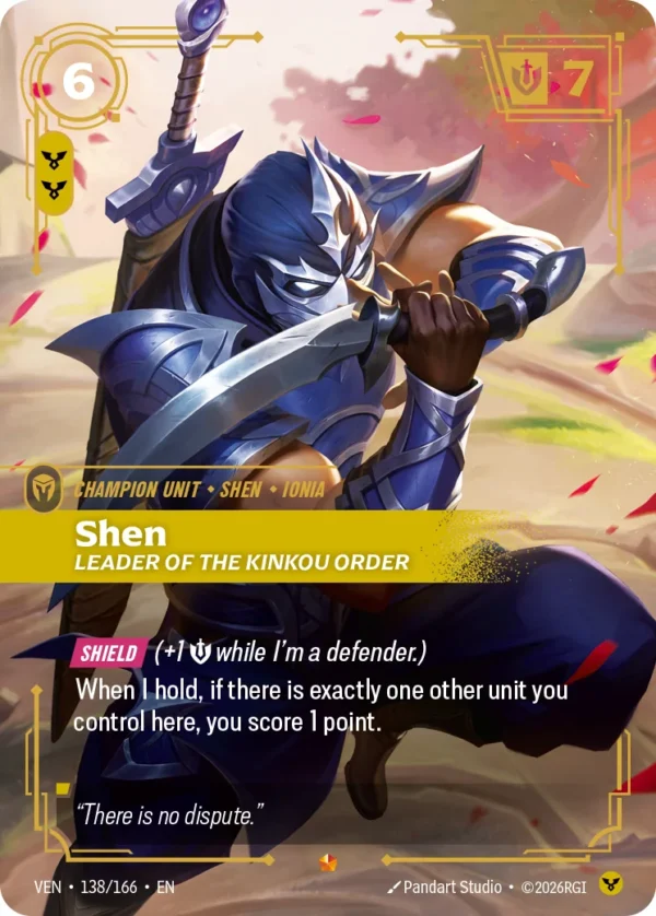 Shen, Leader of the Kinkou Order - VEN-138