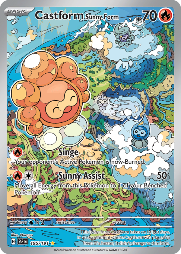 Castform Sunny Form - SSP-195