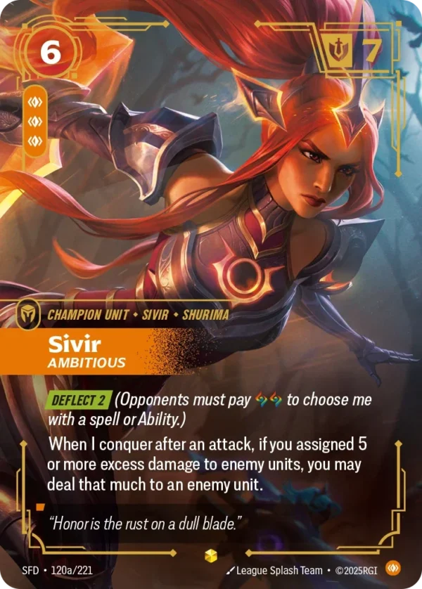 Sivir, Ambitious - SFD-120a