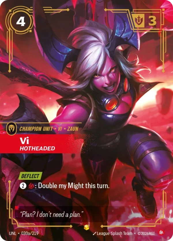 Vi, Hotheaded - UNL-030a
