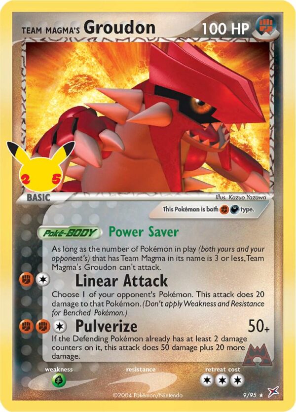 Team Magmas Groudon - CEL-9