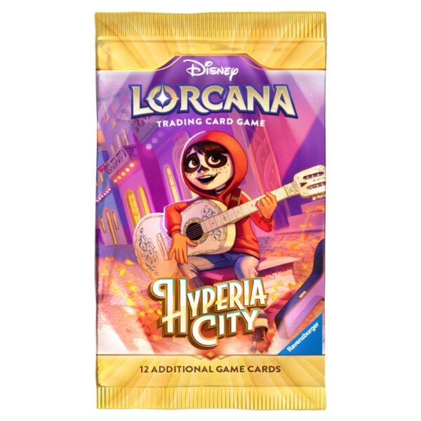 Disney Lorcana - Hyperia City – Booster Pakke